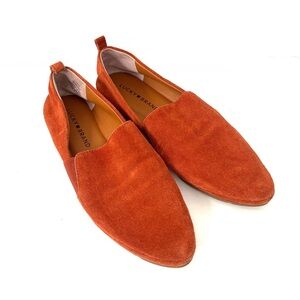 Lucky Brand Slip-On Loafers in Orange